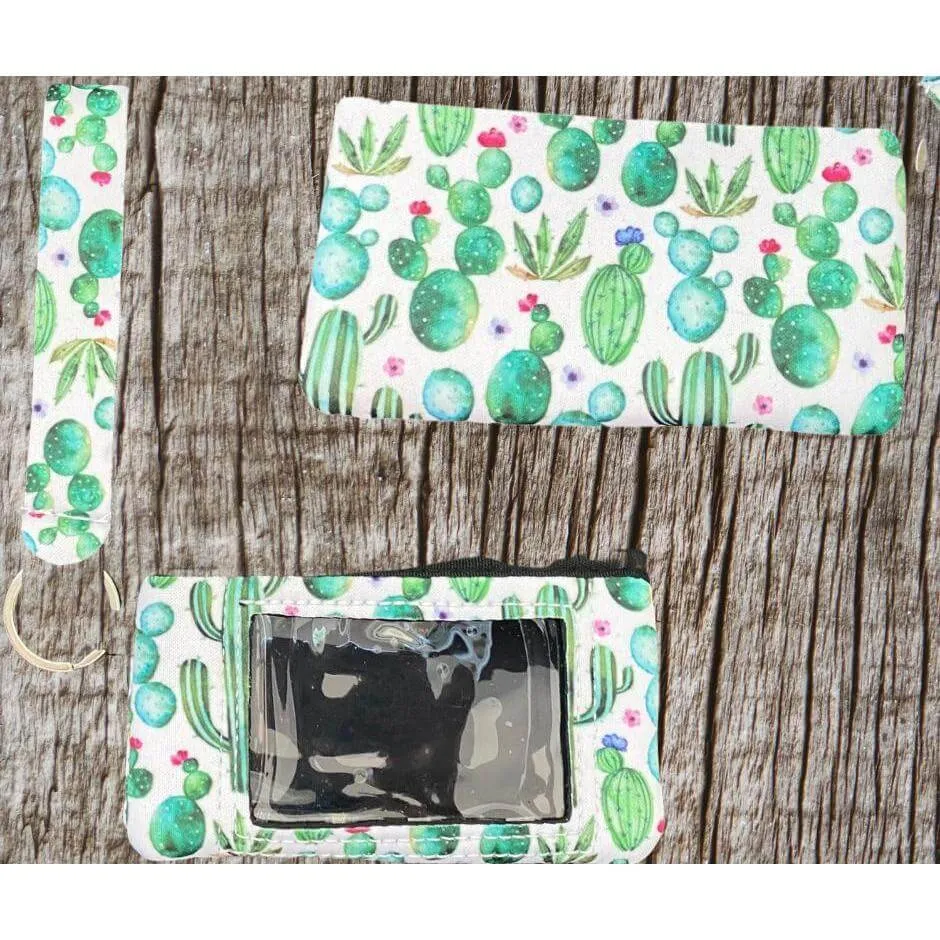 Keychain wristlet & ID pouch