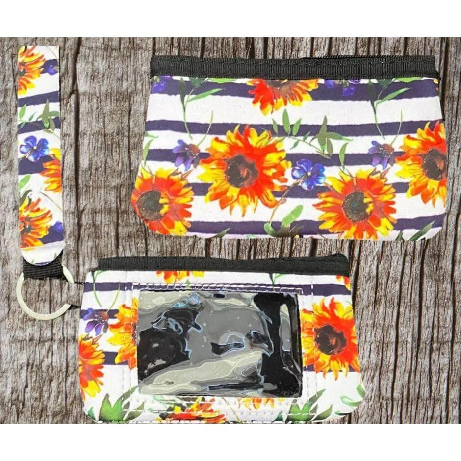 Keychain wristlet & ID pouch