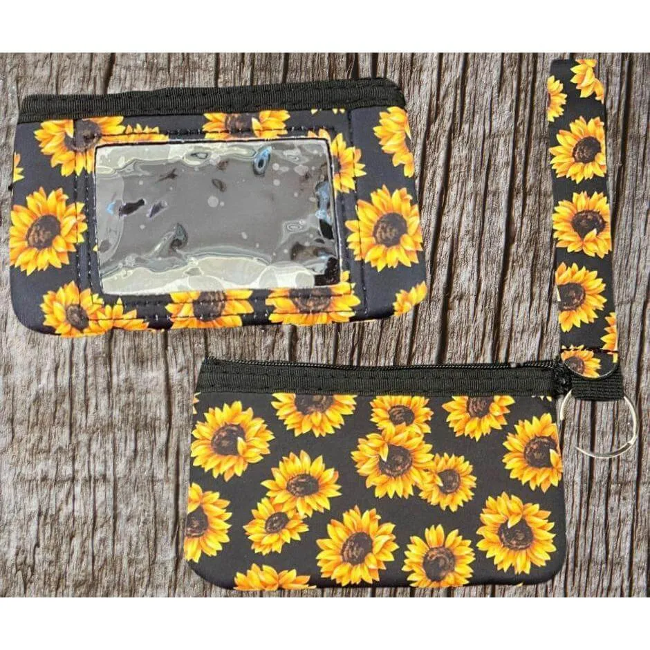 Keychain wristlet & ID pouch