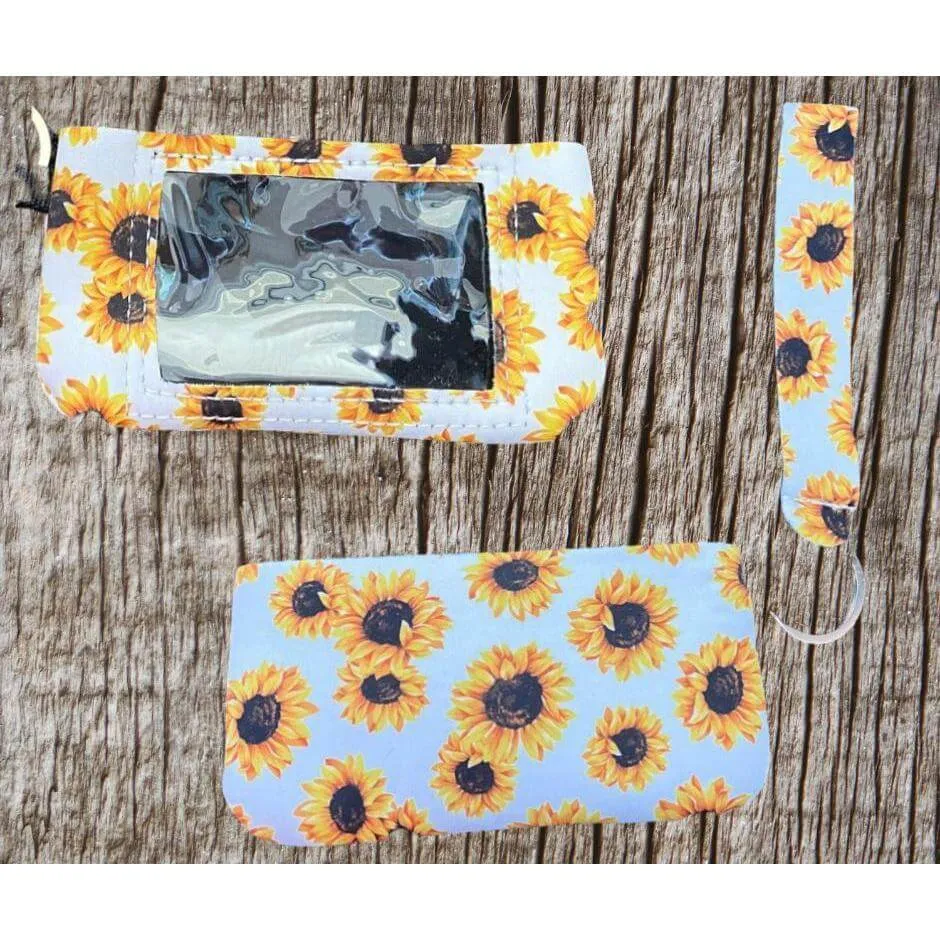 Keychain wristlet & ID pouch