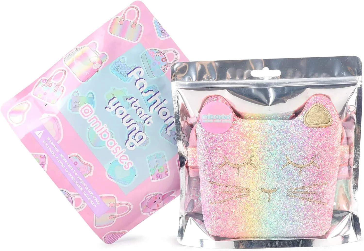 Kids Cat Purse Crossbody Bag for Little Girls