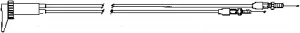 Kimpex Choke Control Cable Dual Assembly Part# 05-146