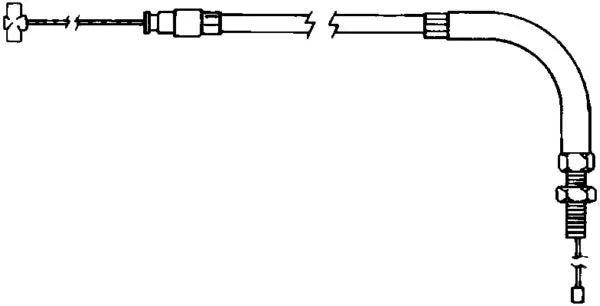 Kimpex Throttle Cable Single Univ Mikuni 36-38 Universal Part# 05-138