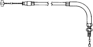 Kimpex Throttle Cable Single Univ Mikuni 36-38 Universal Part# 05-138