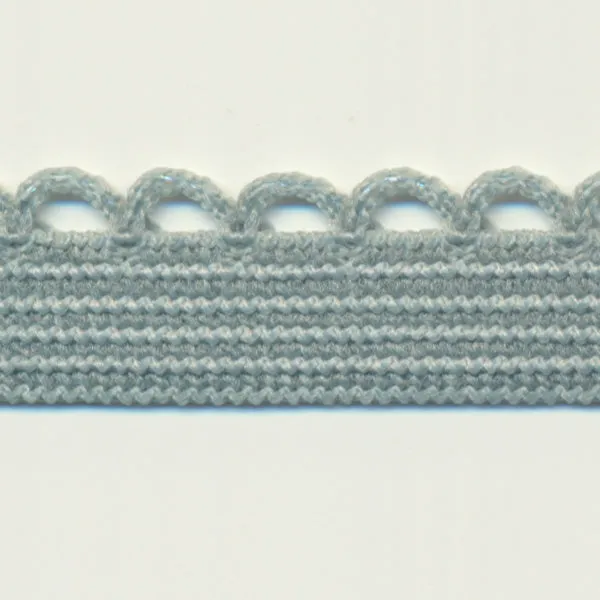 Knit Picot Stretch Tape #109 Acid Blue