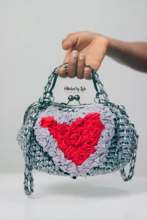 ‘Lade’ SHADOWED HEART Custom Party clutch