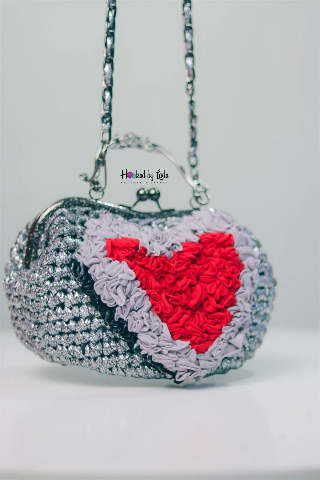 ‘Lade’ SHADOWED HEART Custom Party clutch