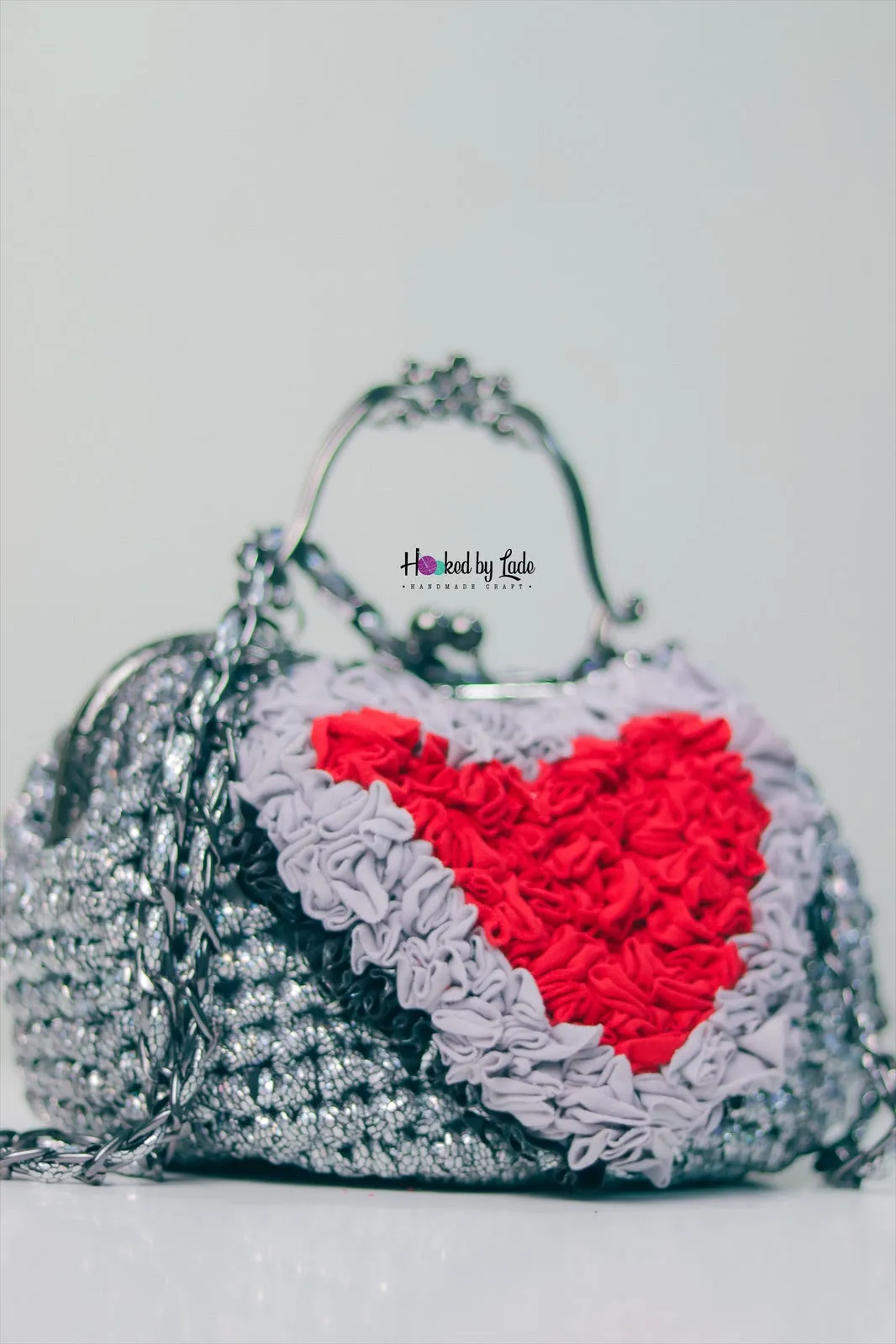 ‘Lade’ SHADOWED HEART Custom Party clutch