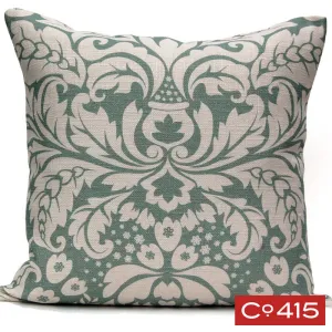 Large Damask Pillow - Oyster Bay