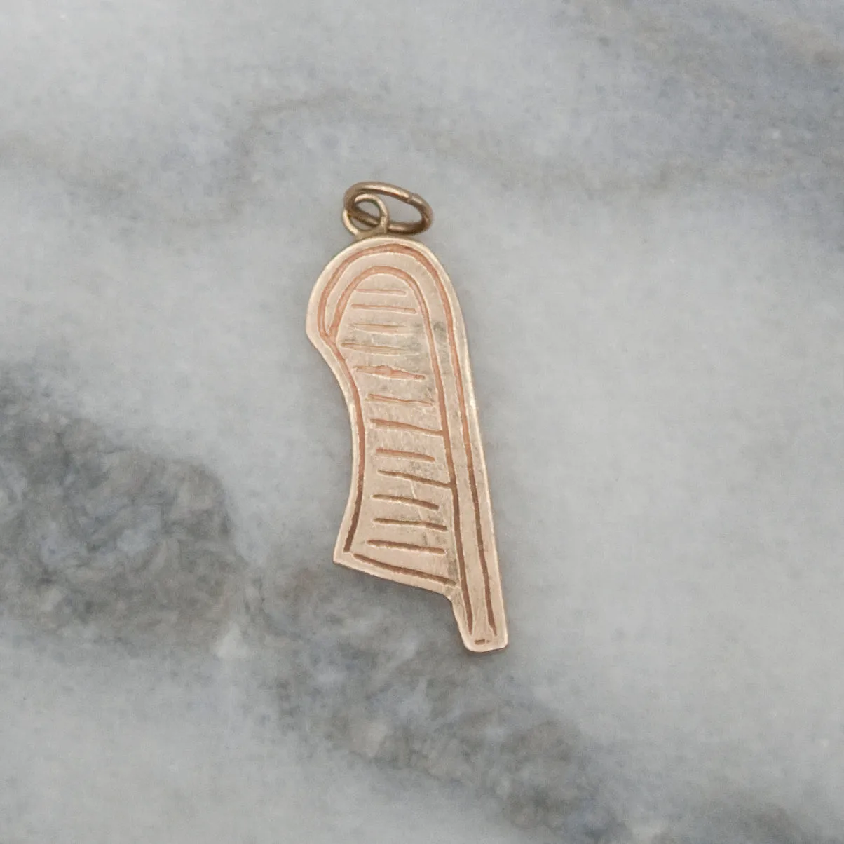 Large Feather of Ma'at Charm