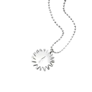 Larry Smith Stamped Feather Necklace