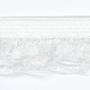 Layered Frill Stretch #01 White