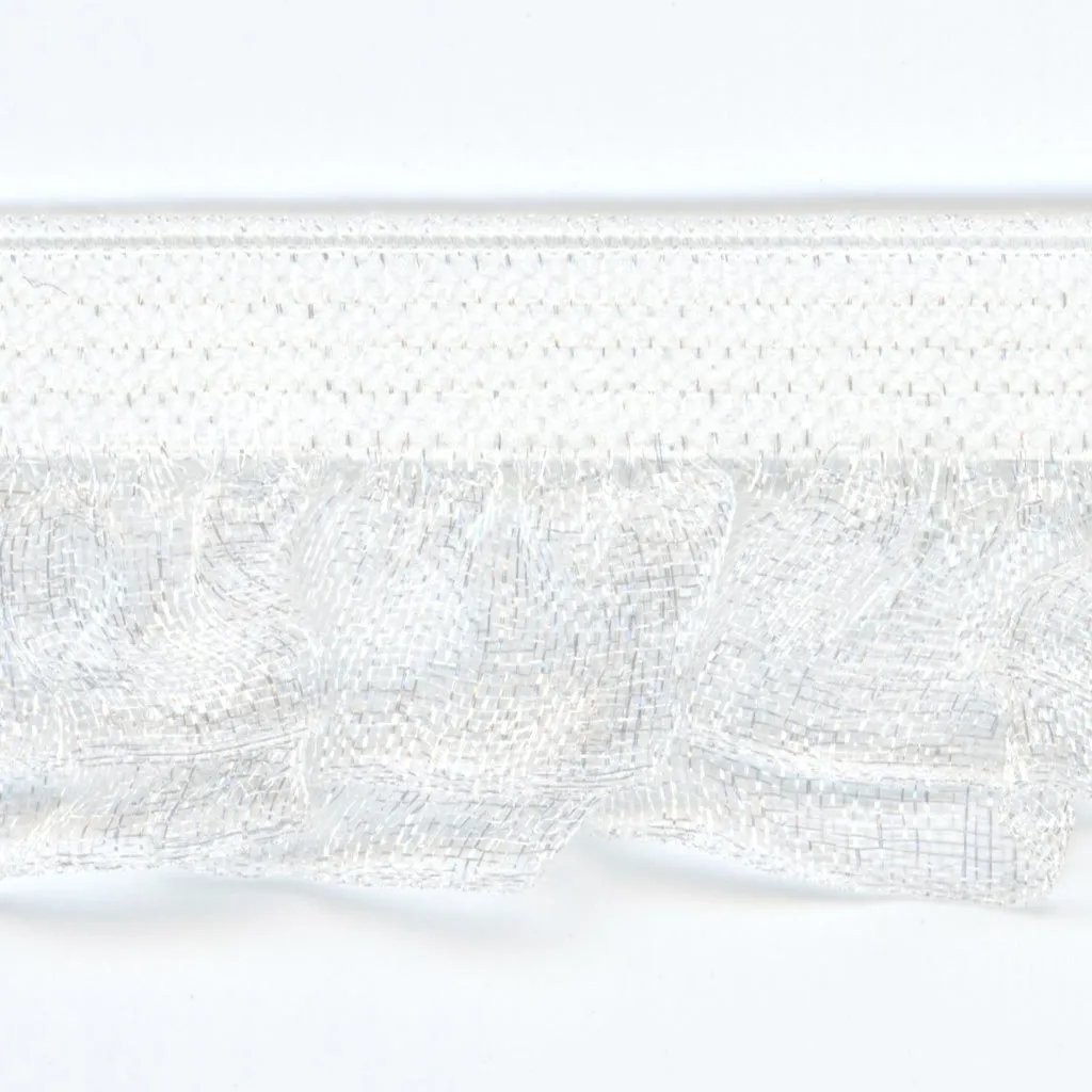 Layered Frill Stretch #01 White
