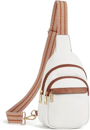 Leather Crossbody Sling Bag for Women