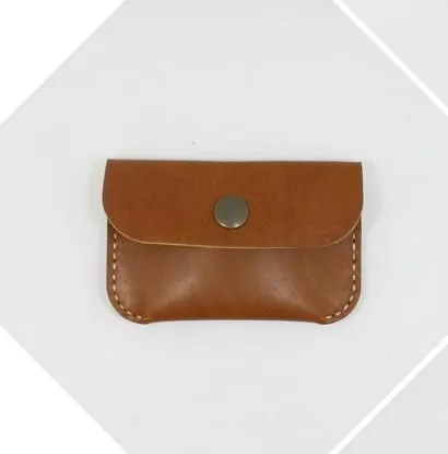 LEATHER CUTE Women Card Change Holder Pouch HANDMADE PERSONALIZED MONOGRAMMED GIFT CUSTOM Coin Wallet Holder