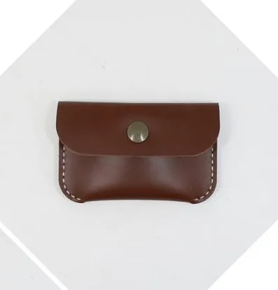 LEATHER CUTE Women Card Change Holder Pouch HANDMADE PERSONALIZED MONOGRAMMED GIFT CUSTOM Coin Wallet Holder