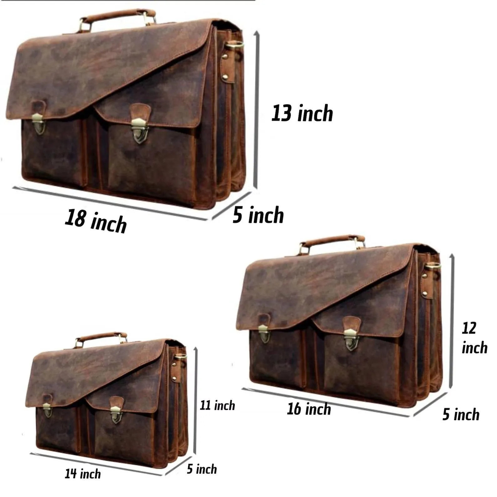 Leather Messenger Bag, Leather satchel bag