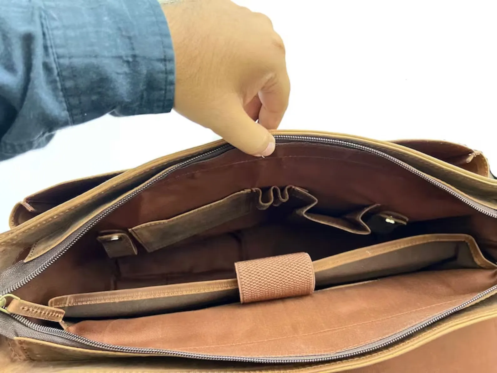 Leather Messenger Bag, Leather satchel bag