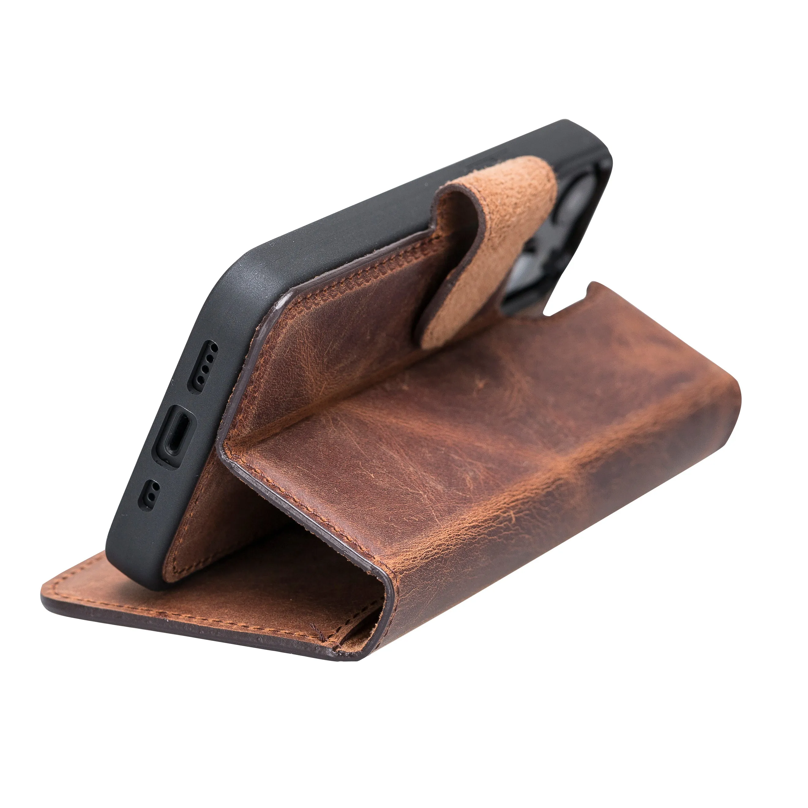 Leather Wallet Case for iPhone 13 Mini