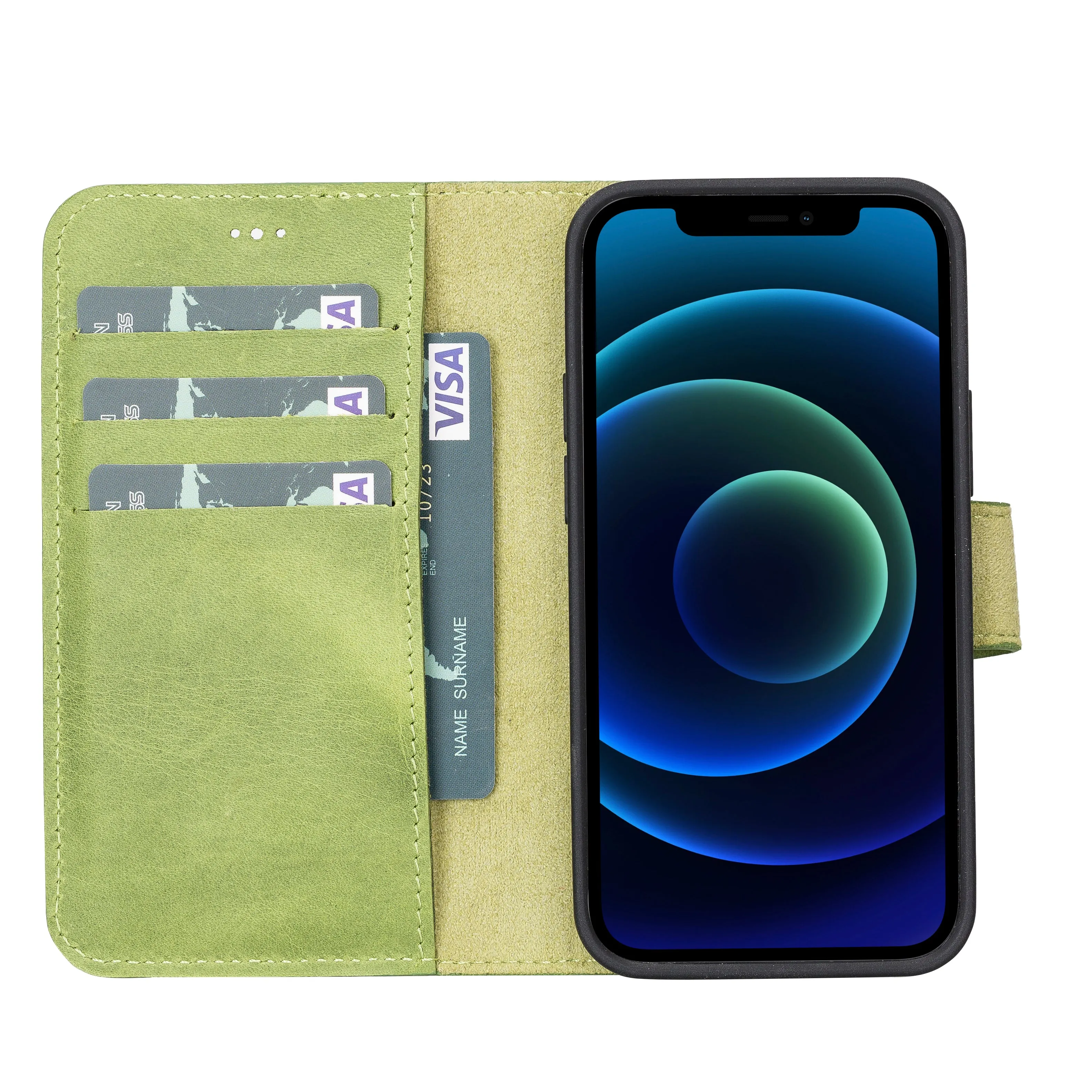 Leather Wallet Case for iPhone 13 Mini
