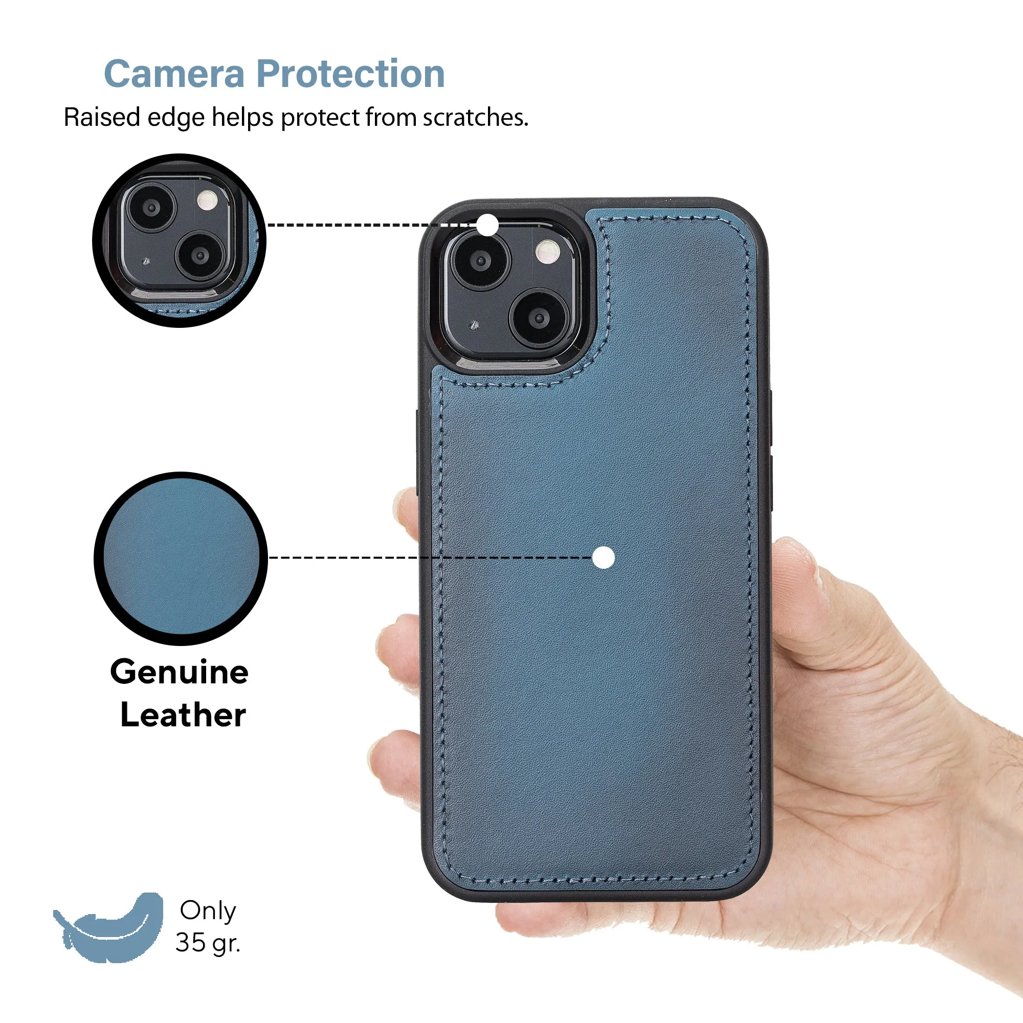 Leather Wallet Case for iPhone 13 Mini