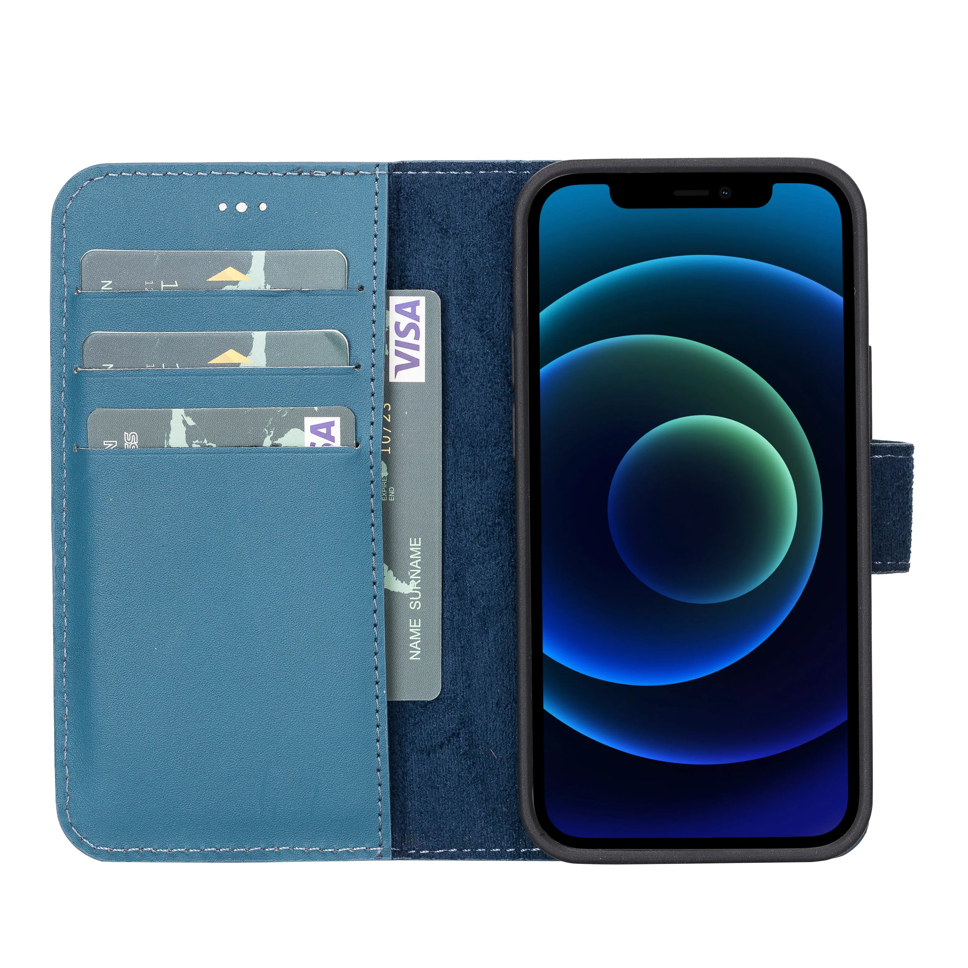 Leather Wallet Case for iPhone 13 Mini