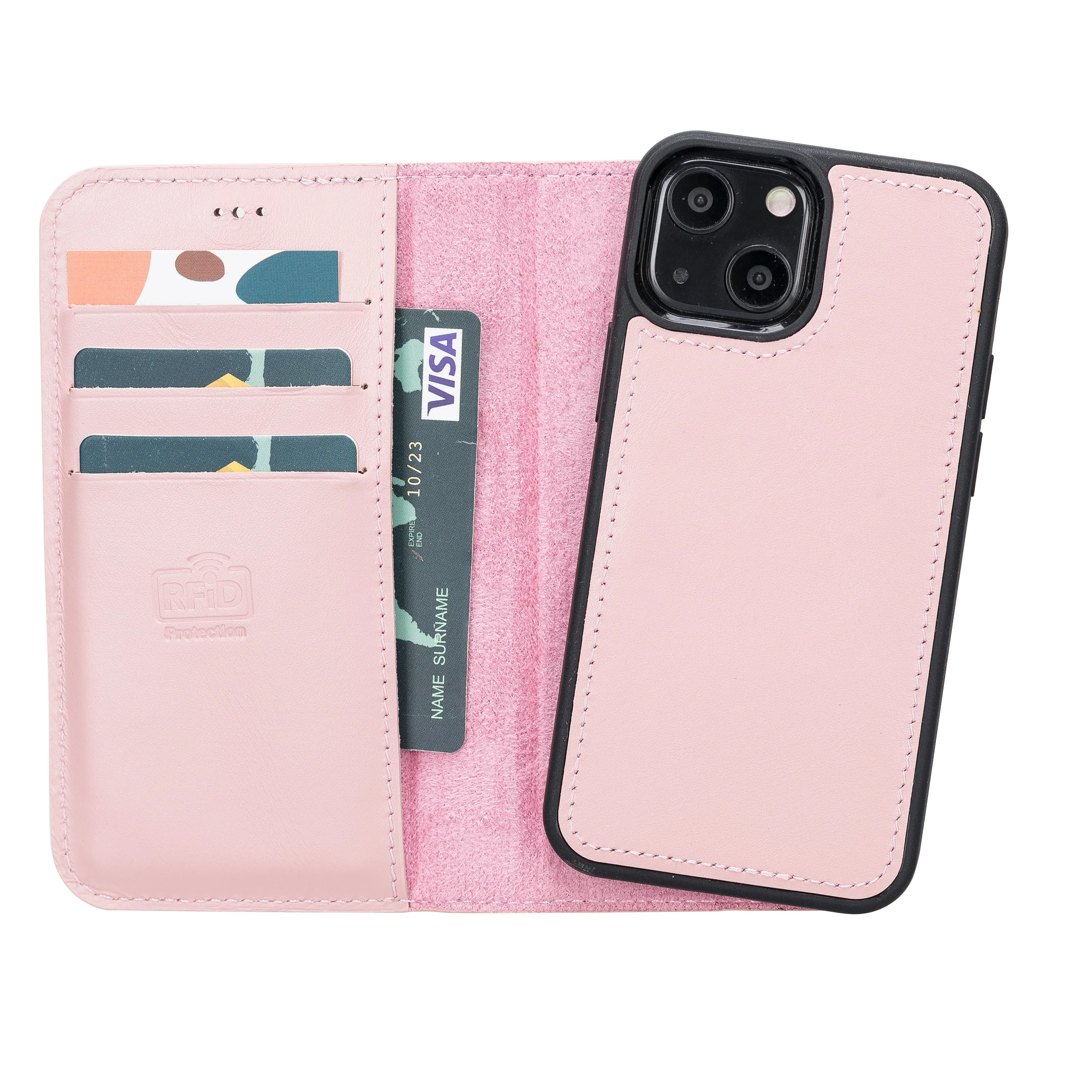 Leather Wallet Case for iPhone 13 Mini