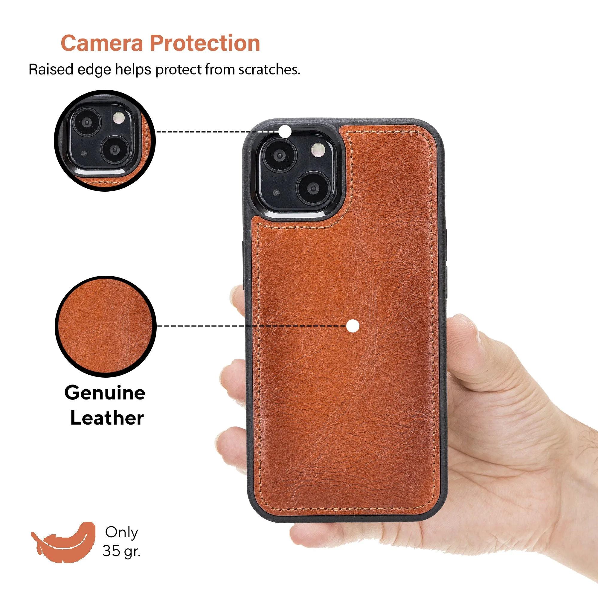 Leather Wallet Case for iPhone 13 Mini