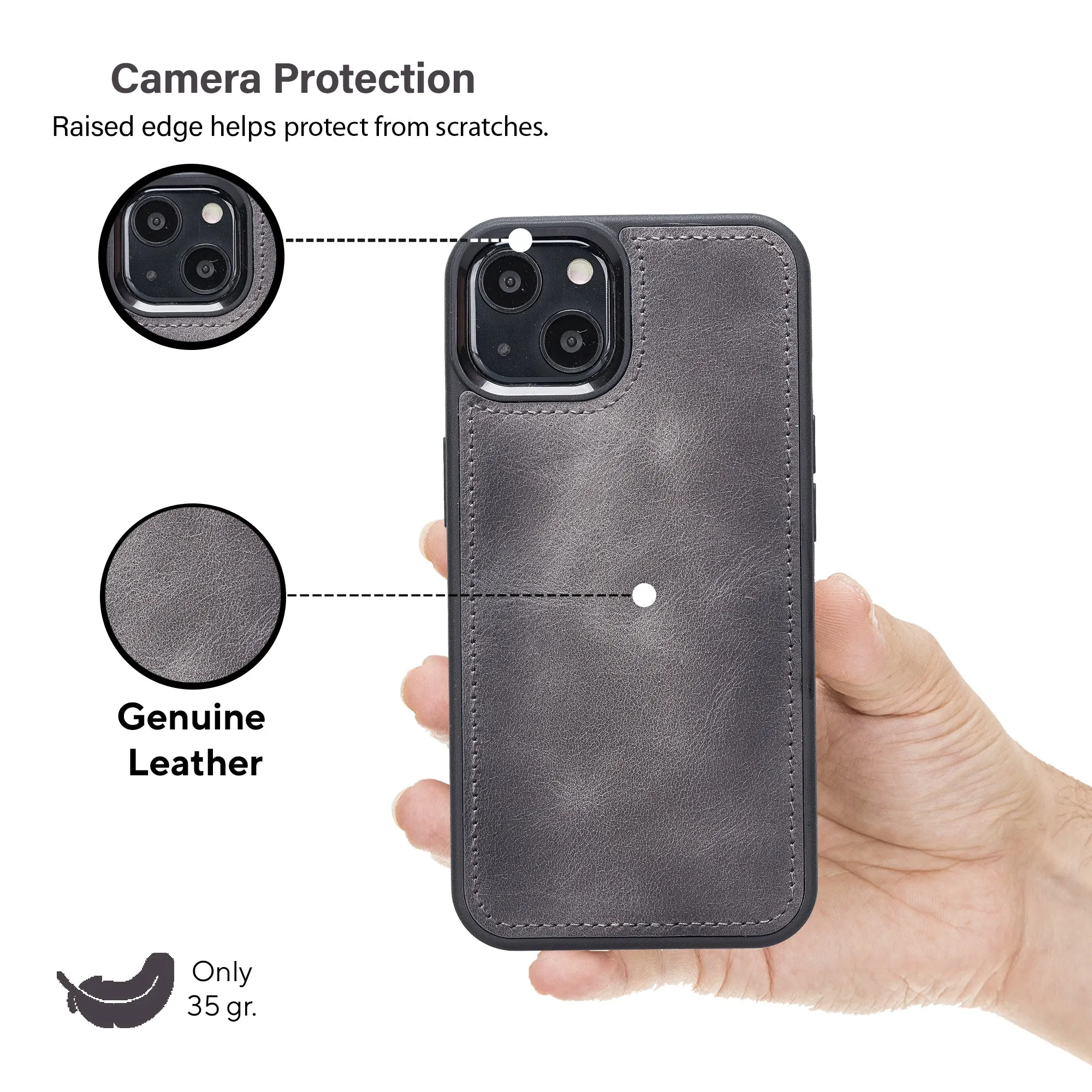 Leather Wallet Case for iPhone 13 Mini