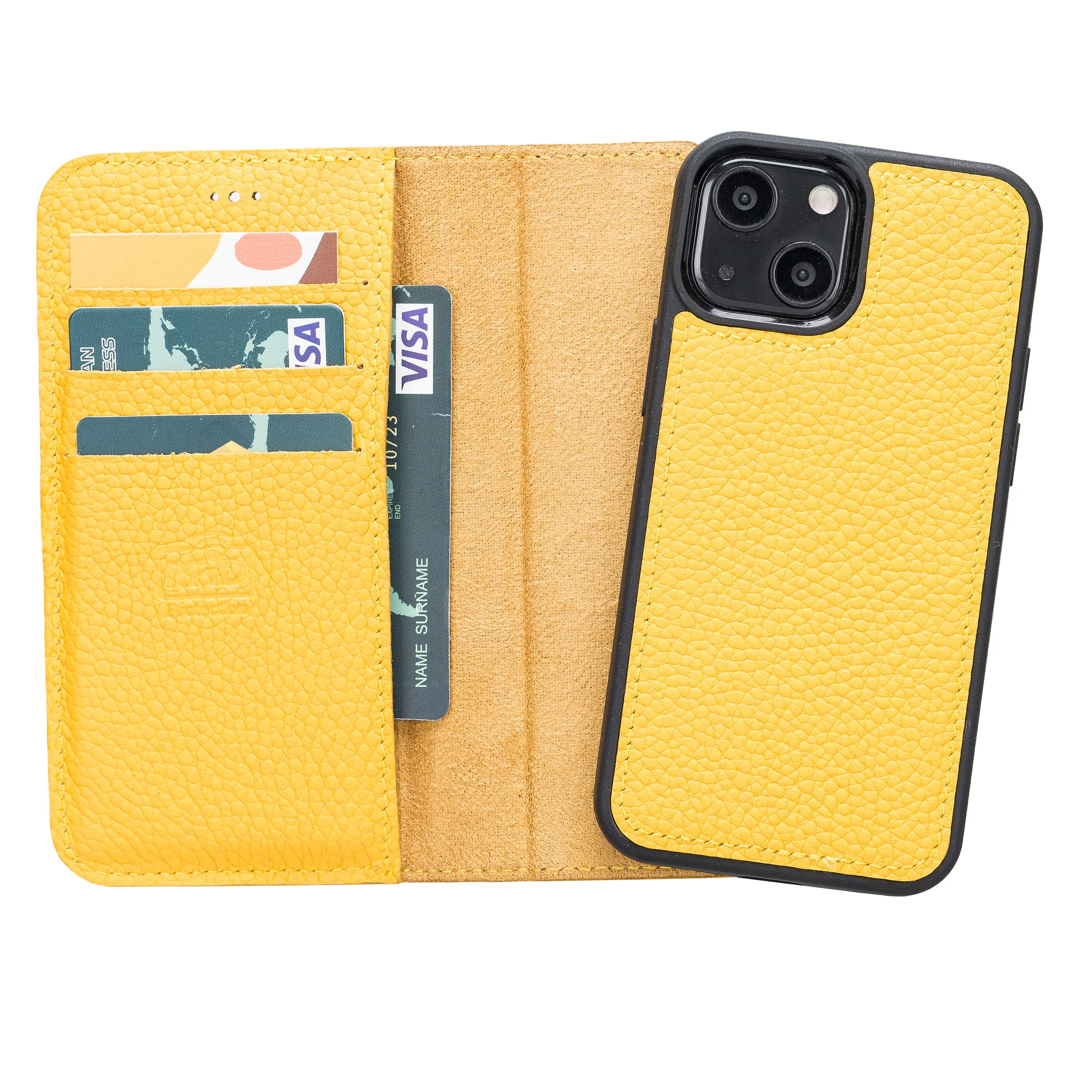 Leather Wallet Case for iPhone 13 Mini