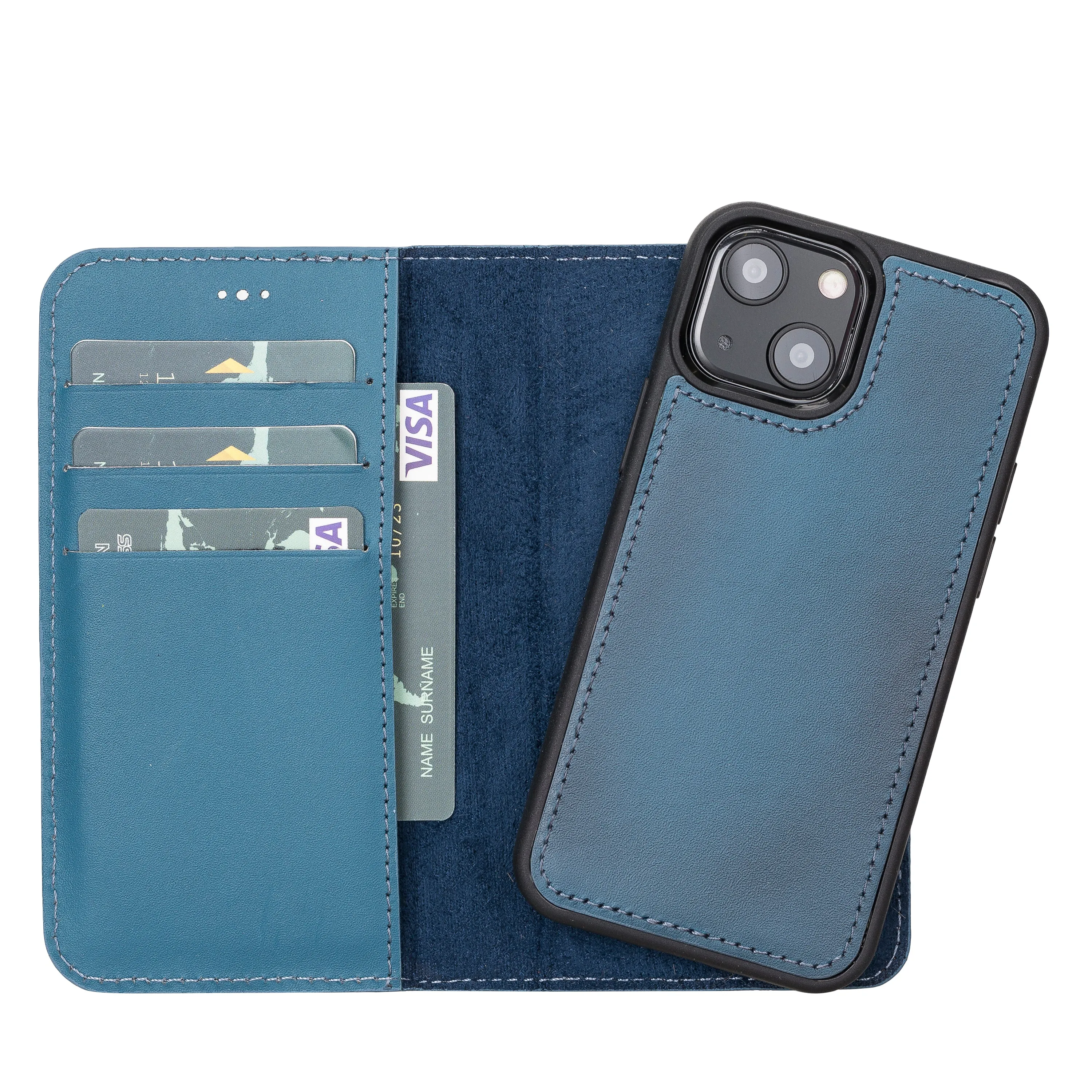 Leather Wallet Case for iPhone 13 Mini