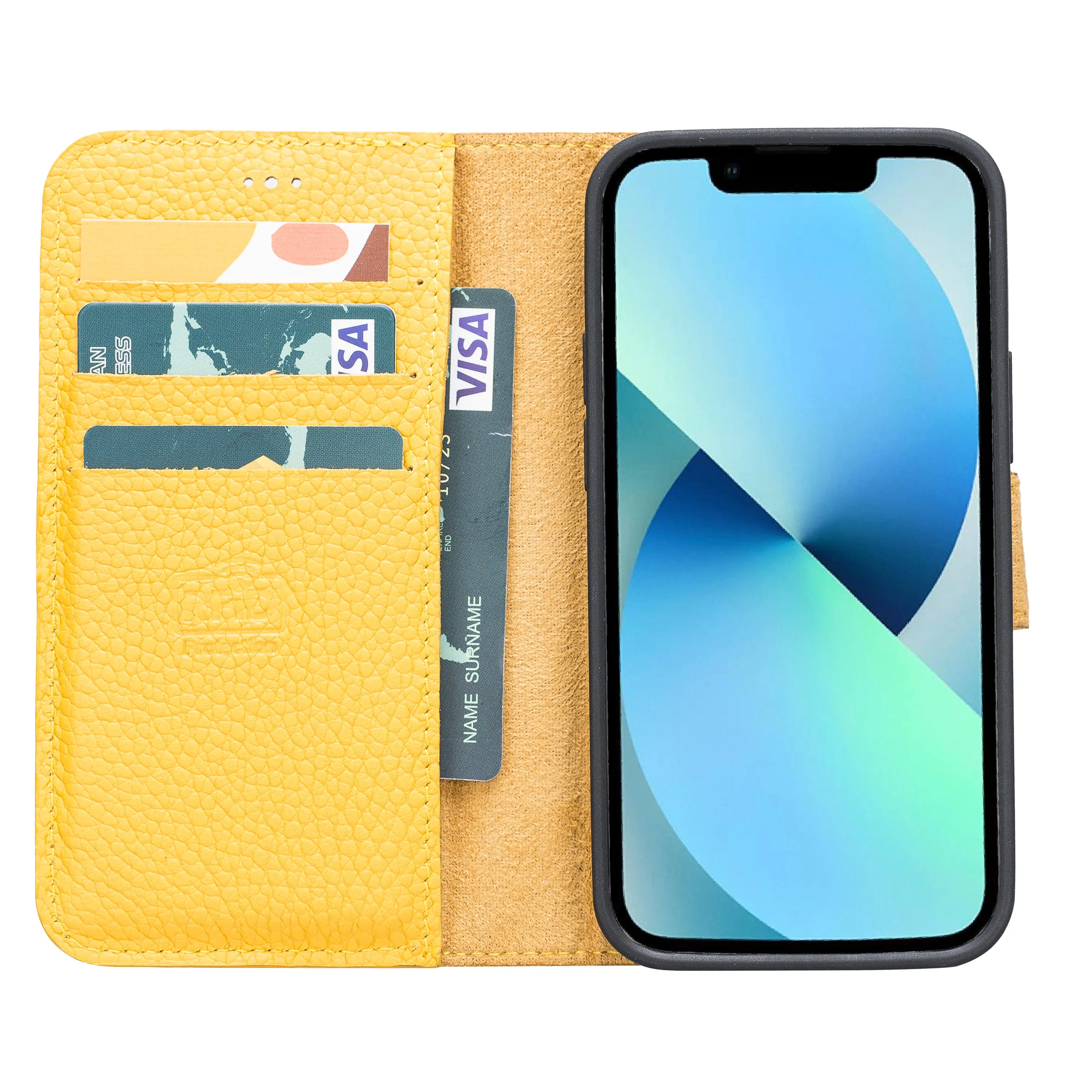 Leather Wallet Case for iPhone 13 Mini