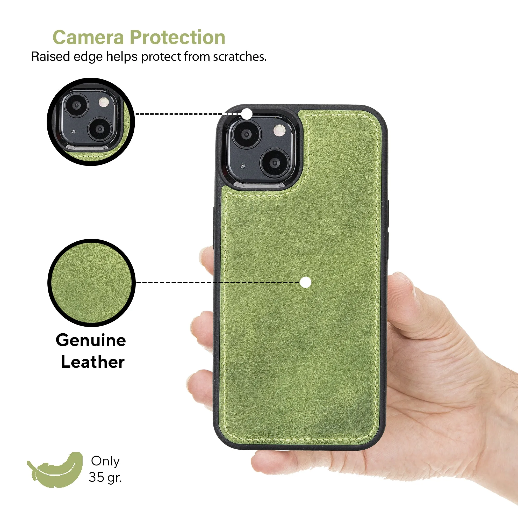 Leather Wallet Case for iPhone 13 Mini