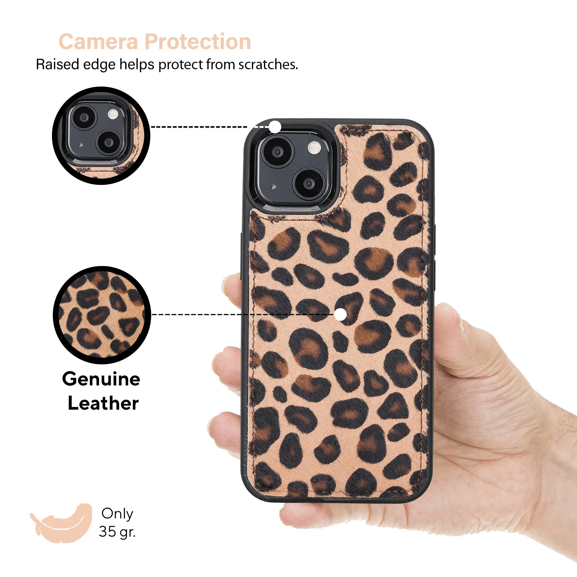Leather Wallet Case for iPhone 13 Mini
