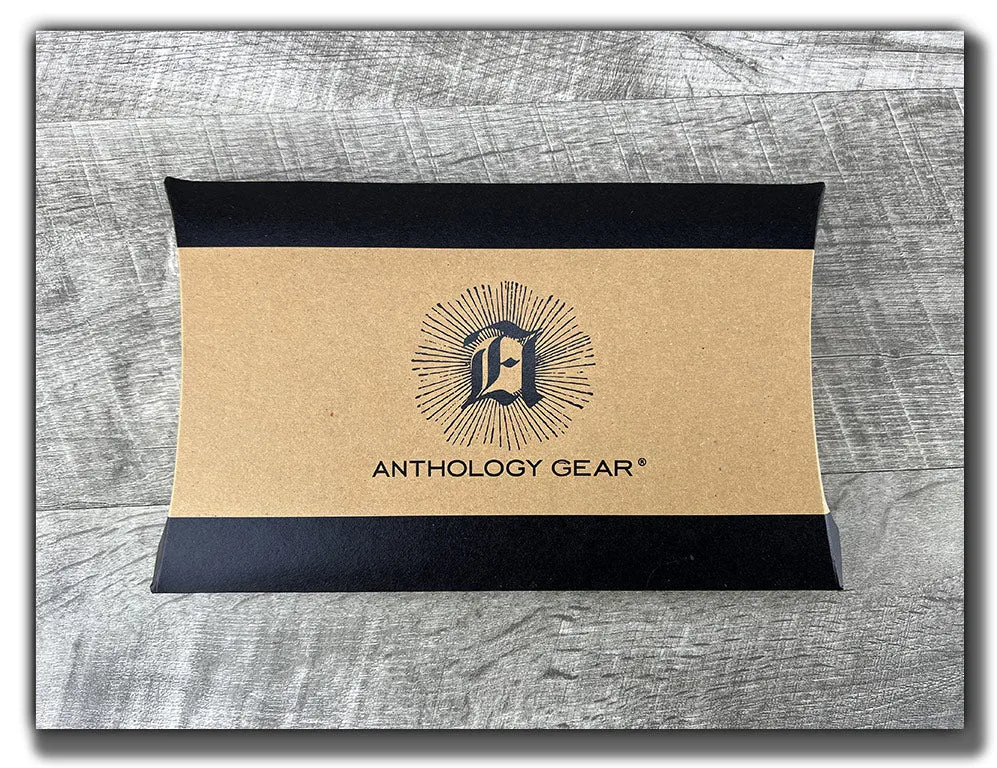 Leather Zipper Pouch - Carbon Black