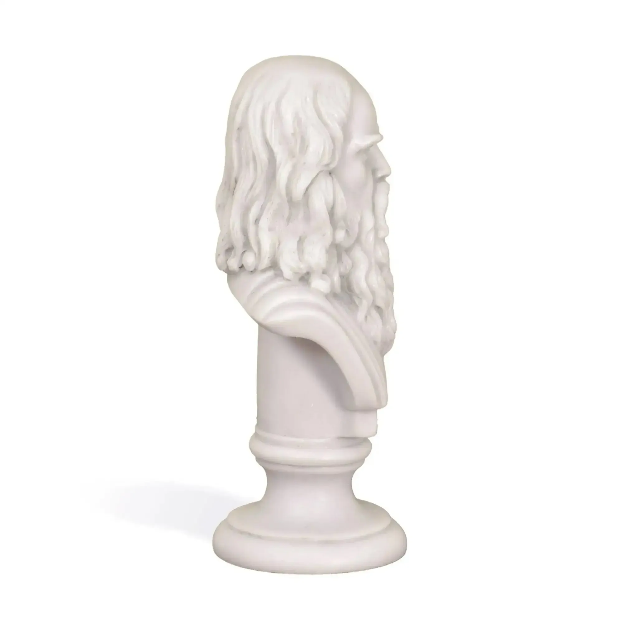 Leonardo Da Vinci - Busto in Marmo 16 cm
