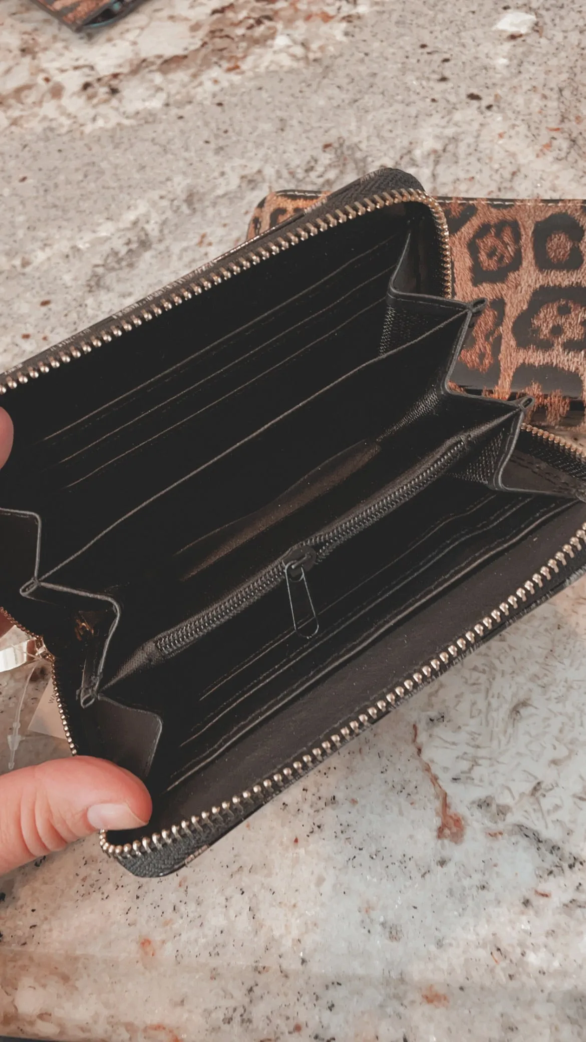 Leopard print Wallet