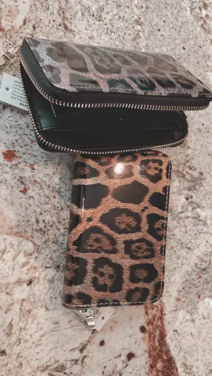Leopard print Wallet