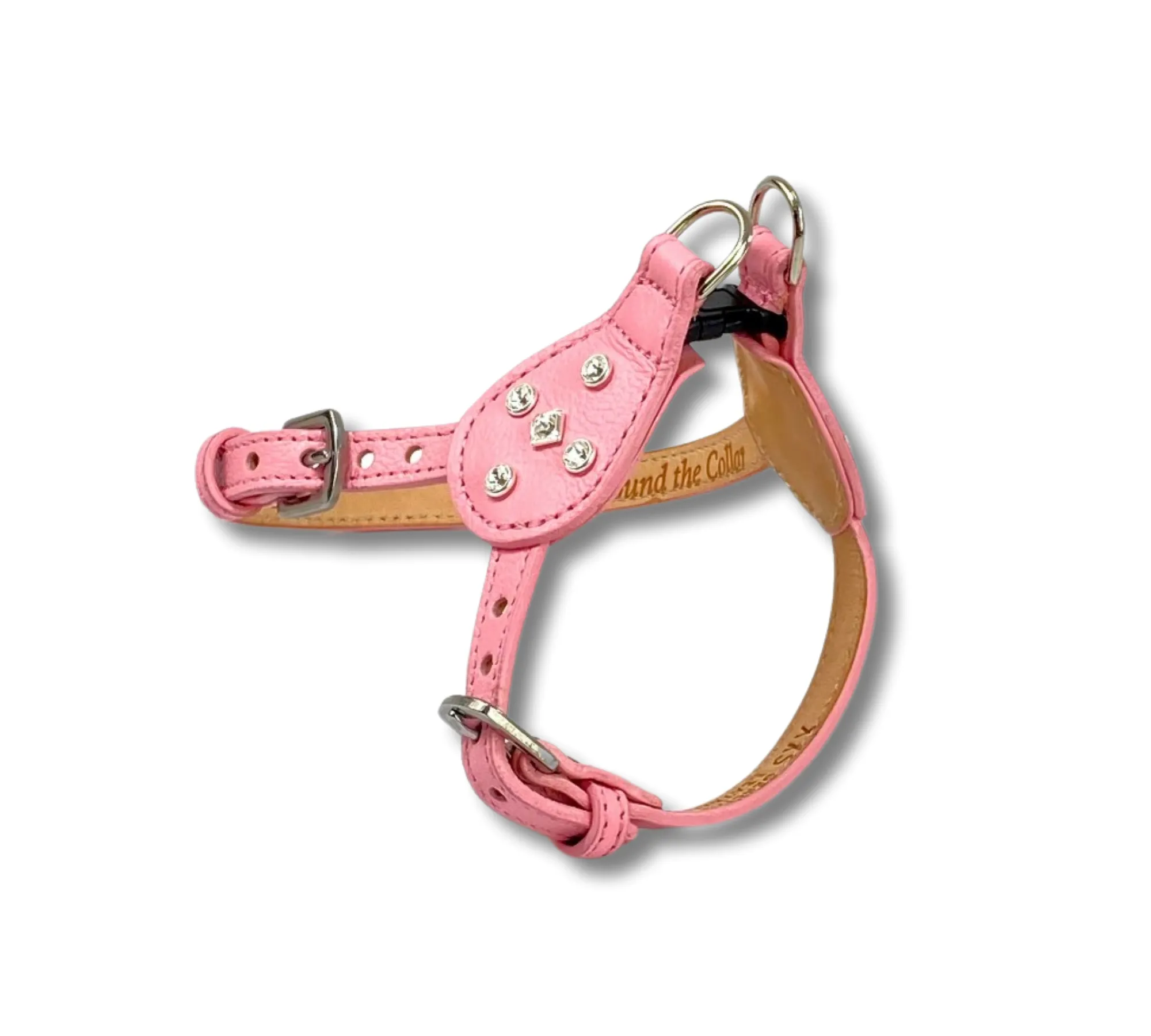 Lexus Leather Step-In Harness with Austrian crystals