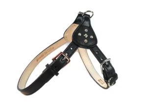 Lexus Leather Step-In Harness with Austrian crystals