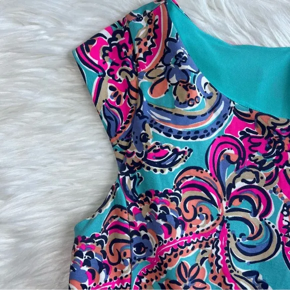 Lilly Pulitzer Briella Aqua Bait &amp; Switch Dress