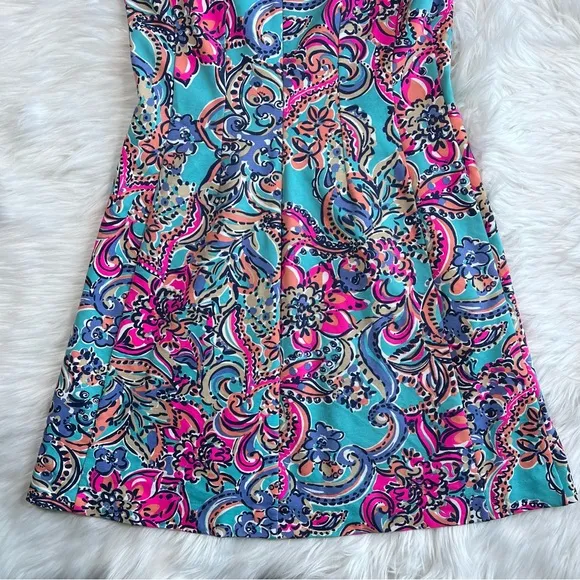 Lilly Pulitzer Briella Aqua Bait &amp; Switch Dress