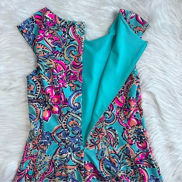 Lilly Pulitzer Briella Aqua Bait &amp; Switch Dress