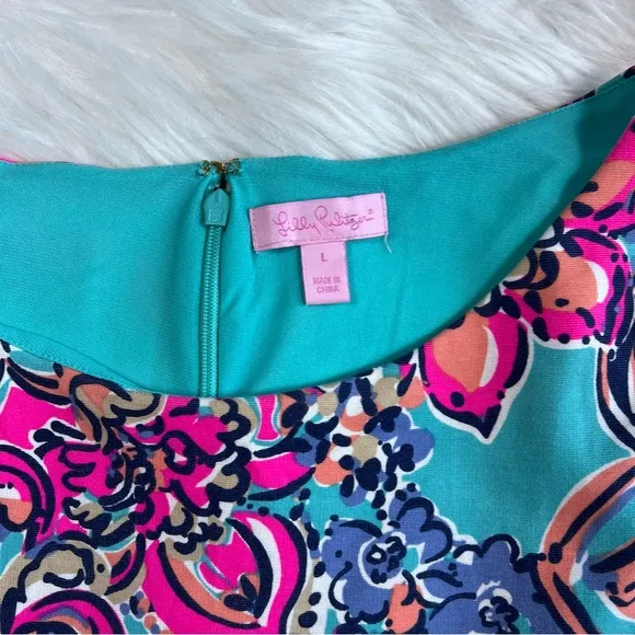 Lilly Pulitzer Briella Aqua Bait &amp; Switch Dress