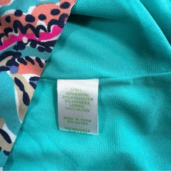 Lilly Pulitzer Briella Aqua Bait &amp; Switch Dress