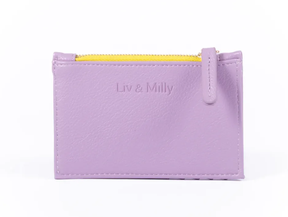LIV & MILLY CARD WALLET PURPLE