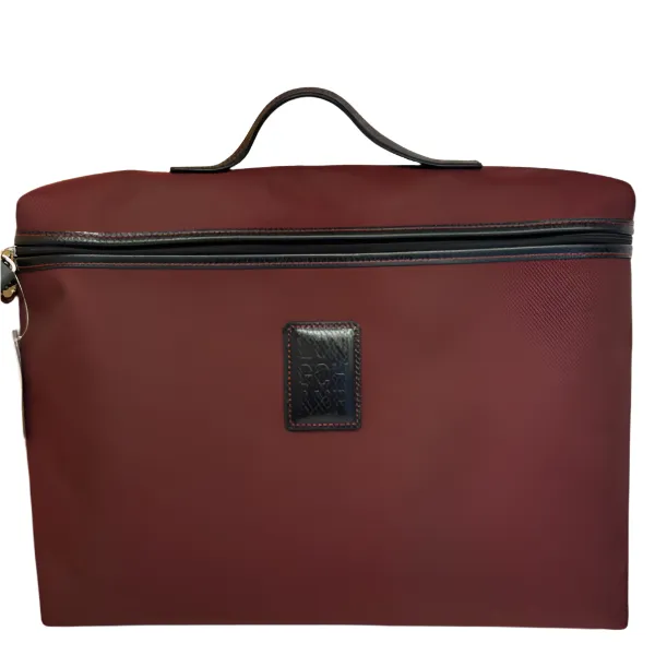 LONGCHAMP BOXFORD S BRIEFCASE FILE BAG MAROON DARK RED L2182 080 945 MQROON 1982