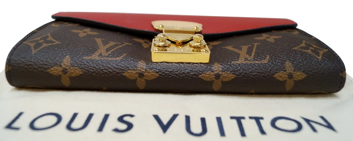 LOUIS VUITTON Cherry Monogram Canvas Pallas Wallet