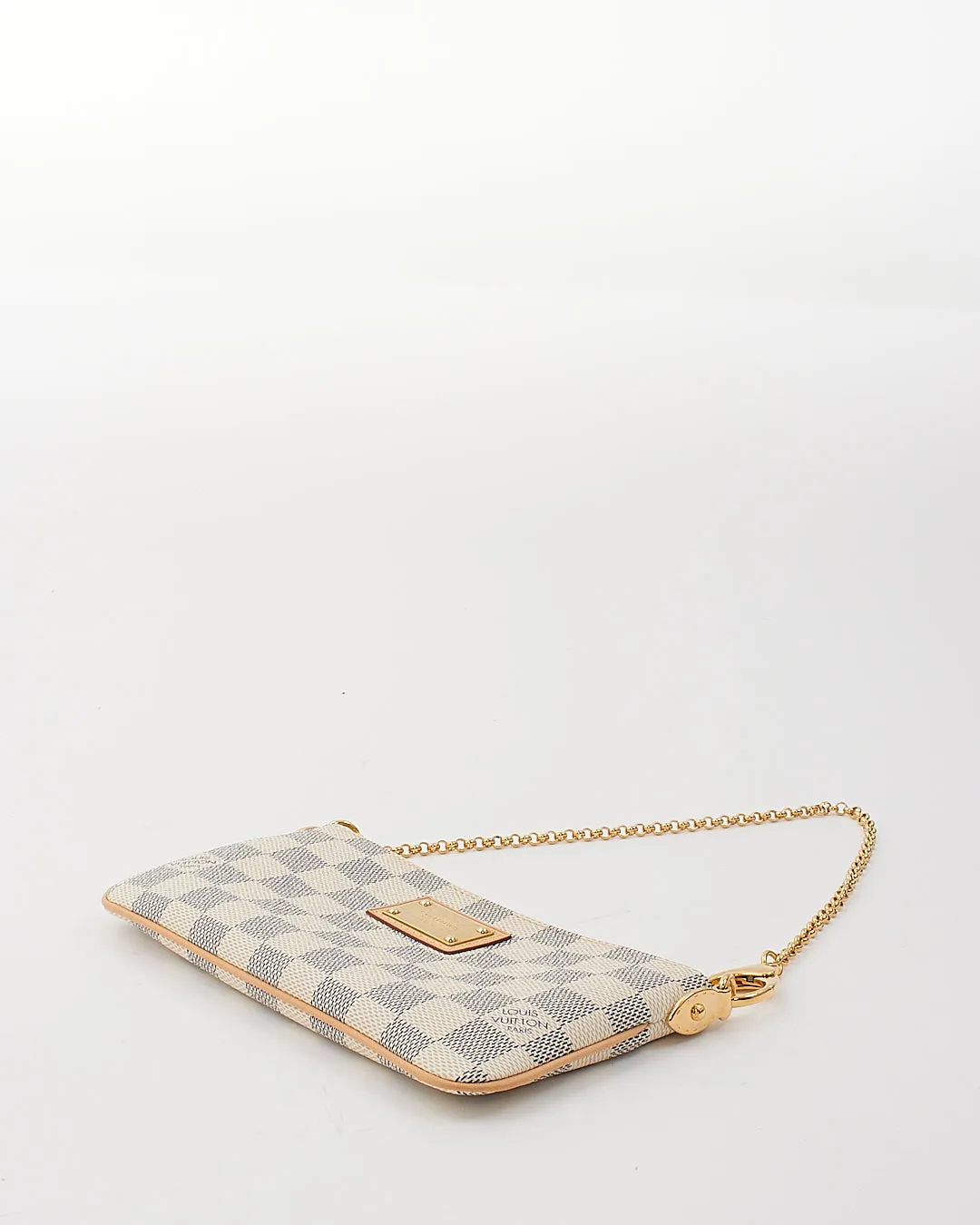 Louis Vuitton Damier Azur Pochette Milla MM Clutch Bag