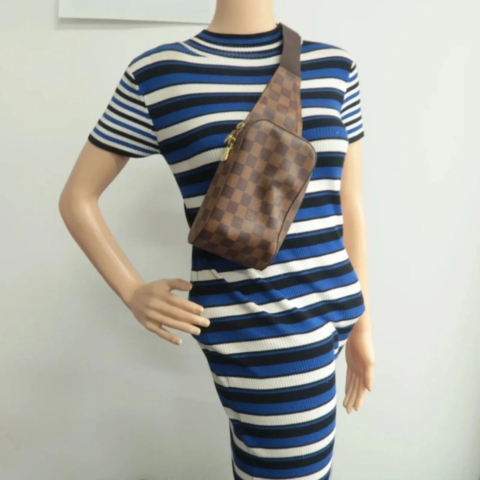 Louis Vuitton Damier Jeronimos Brown Damier Ebene Crossbody Bag